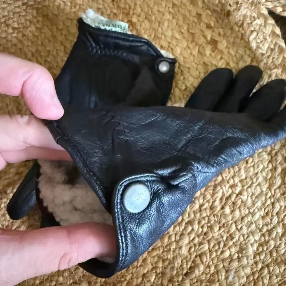 Source Unknown black leather
